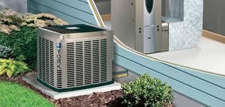 Commercial air conditioning units on rooftop